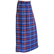 Skirt, Ladies, Full Length, Kilted Skirt, DAR Tartan